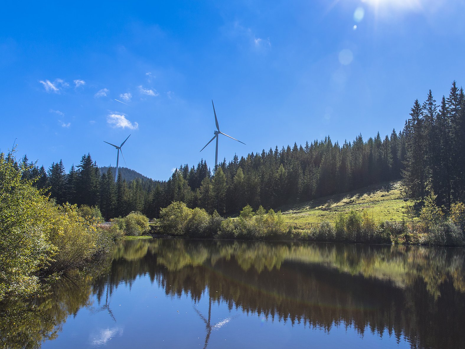 Windkraft in den Bergen