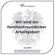 Auszeichnung von berufundfamilie "Wir sind ein familienfreundlicher Arbeitgeber!"