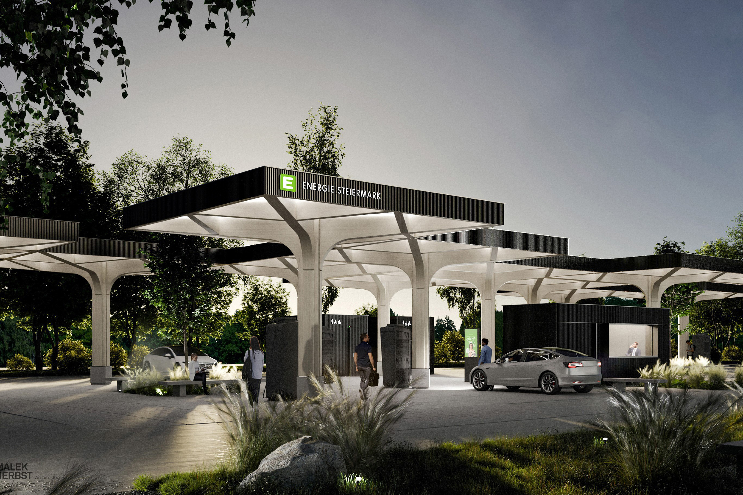 Start für den neuen E-Ladehub der Energie Steiermark in St. Michael in der Obersteiermark Start für den neuen E-Ladehub der Energie Steiermark in St. Michael in der Obersteiermark